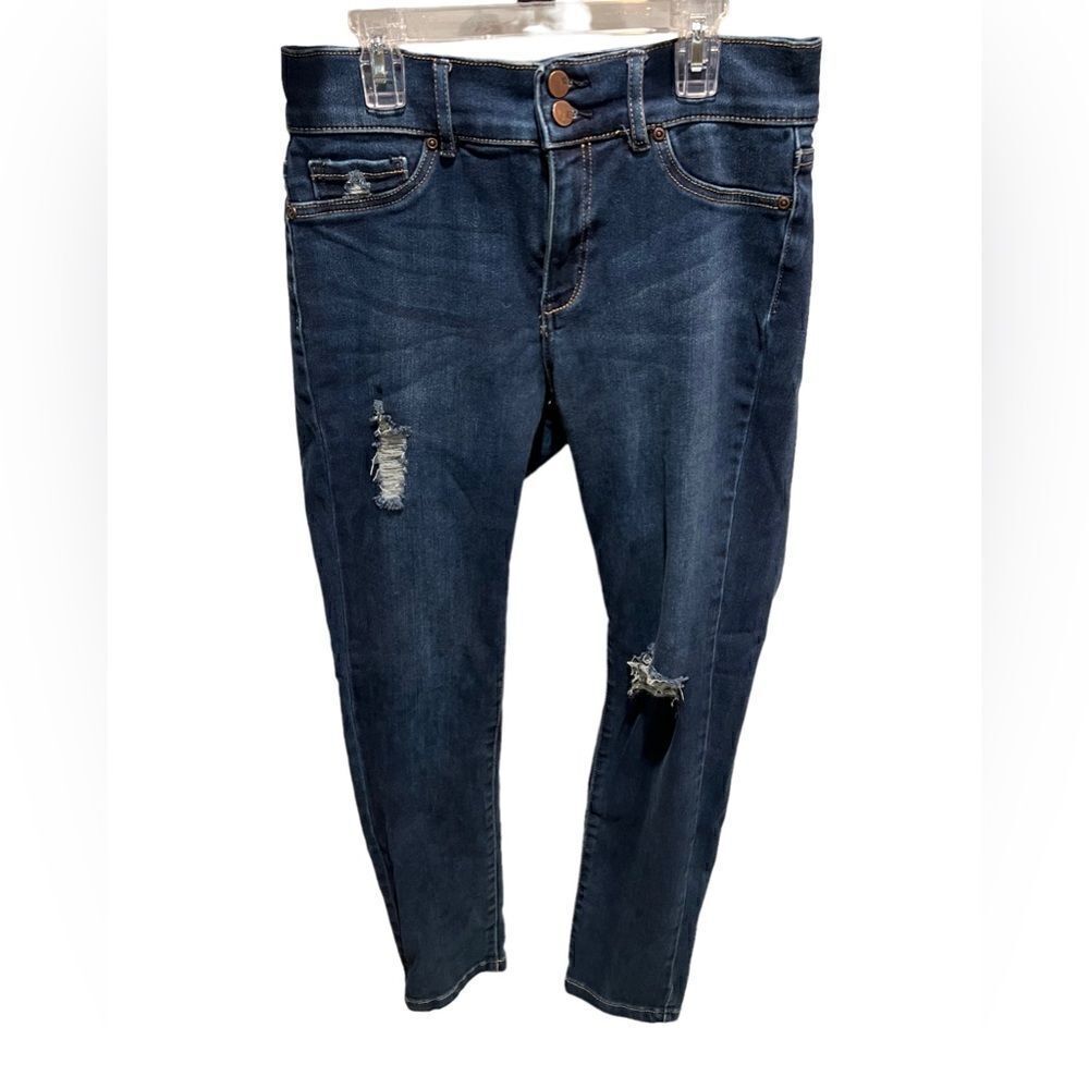 Soho by New York & Co High distressed waist leggings size 8